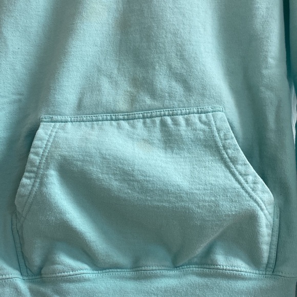 Youth Girl's Hoodie, XL, lovely blue/green color, "SEASIDE!" - Picture 5 of 13